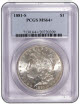 1881-S S$1 PCGS MS64+
