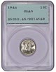 1944 10C PCGS MS65