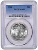 1944 50C PCGS MS65